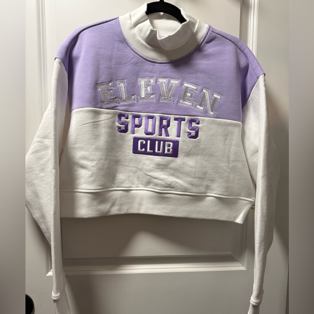 EleVen by Venus Williams Purple and White Hoodie